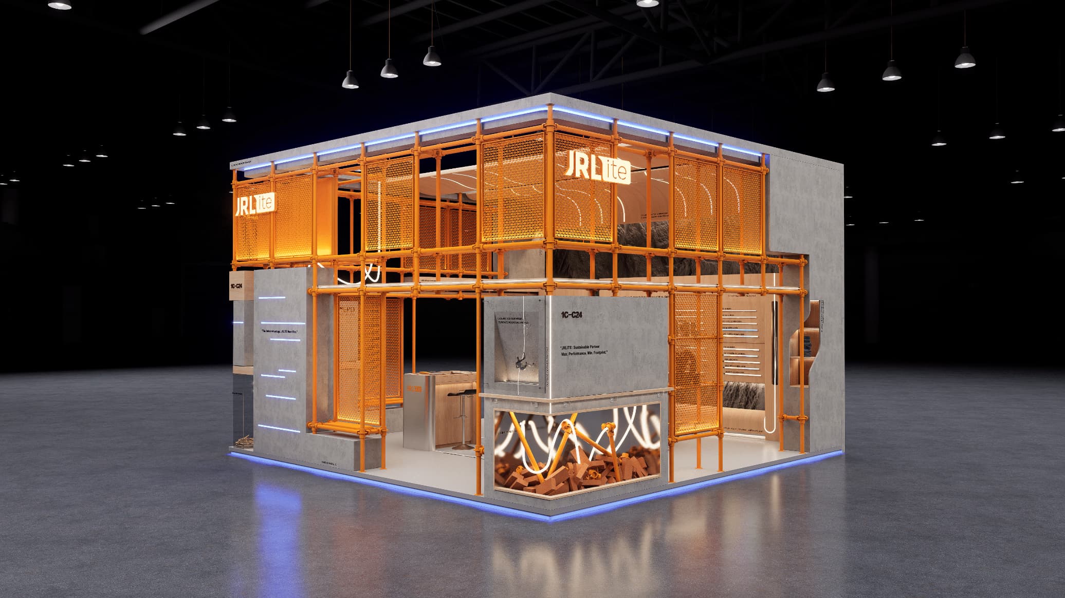 Immerse yourself in the JRLite 3D
Exhibition hall and manufacturing center